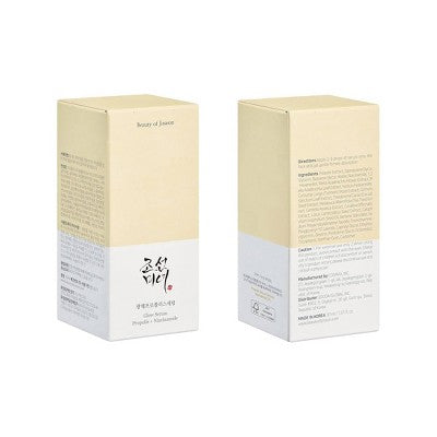 Beauty of Joseon Korean Skincare Glow Serum for Brightening, Soothing, and Hydrating Skin with Propolis + Niacinamide 30ml - Imperfect Box
