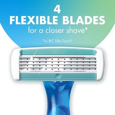 BIC Soleil Comfort Women's 4-Blade Disposable Razor 10ct
