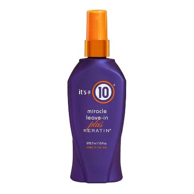 It's a 10 Miracle Leave-In Conditioner + Keratin 10 fl oz