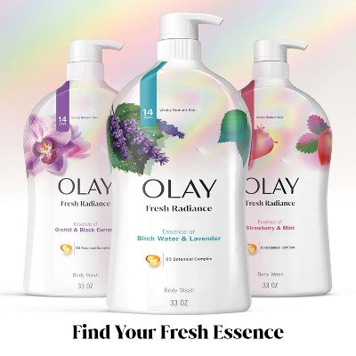 Olay Fresh Outlast Body Wash Birch Water & Lavender 33 fl oz