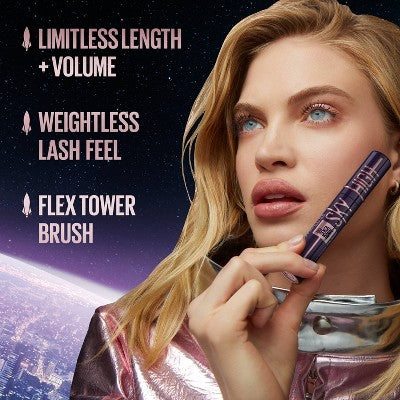 Maybelline Lash Sensational Sky High Lengthening Mascara 801 Washable Very Black 0.24 fl - Imperfect Boxoz