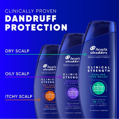 Head & Shoulders Clinical Strength Cooling Itch Relief Shampoo 13.5 fl oz