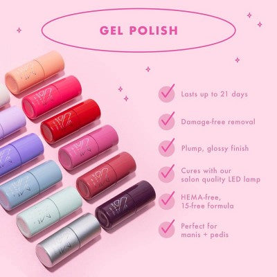 Olive & June Gel Nail Polish Top Coat 0.46 fl oz - Imperfect Container