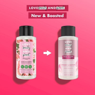 Love Beauty and Planet Murumuru Butter & Rose Shampoo For Color Treated Hair 13.5 fl oz