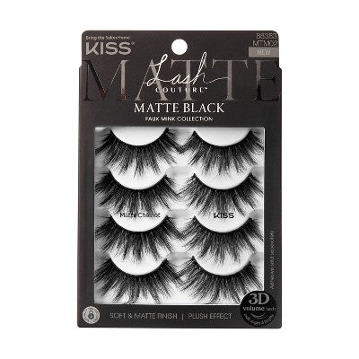 KISS-Lash-Couture-Matte-Black-False-Eyelashes-8ct-Faux-Mink-False-Eyelashes