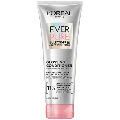 L'Oreal Paris EverPure Sulfate Free Glossing Conditioner with Glycolic Acid 6.8 fl oz