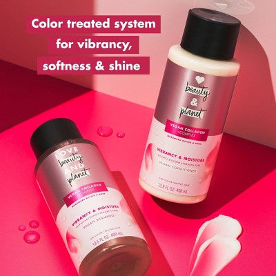Love Beauty and Planet Murumuru Butter & Rose Shampoo For Color Treated Hair 13.5 fl oz