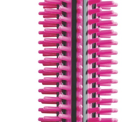 Revlon Pro Collection Heated Silicone Bristle Curl Brush Black 1"