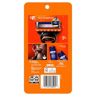 Gillette Fusion5 Value Pack Razor Handle + 5 Blade Refills