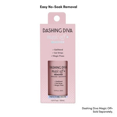 Dashing Diva Glaze Semi-Cured Gel Nail Polish Strips Starter Kit Pale Blush 32ct - Imperfect Box