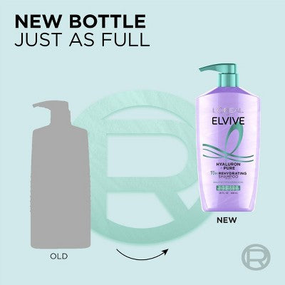 L'Oreal Paris Elvive Hyaluron Pure Purifying Shampoo 28 fl oz