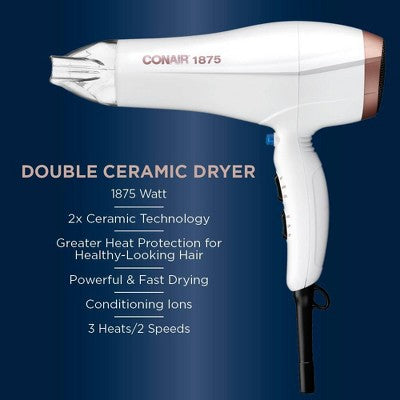 Conair Double Ceramic Hair Dryer 1875W