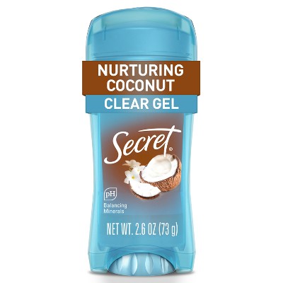 Secret Fresh Clear Gel Antiperspirant & Deodorant Coconut Scent 2.6oz