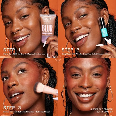 NYX Professional Makeup Buttermelt Bronzer 06 Do Butta (Deep Golden) 0.17oz - New