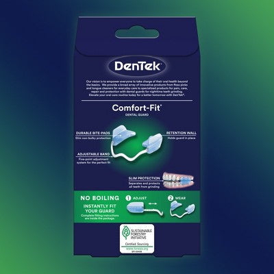 DenTek Comfort-Fit Dental Guard for Nighttime Teeth Grinding 2ct
