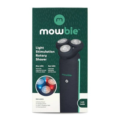 Mowbie-Men's-Light-Treatment-Rotary-Shaver-New-Rotary-Electric-Razors