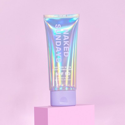 Naked Sundays Golden Glow Body Sunscreen SPF50+ 100ml