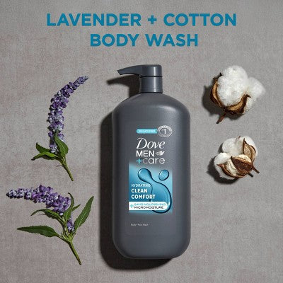 Dove Men+Care Clean Comfort Hydrating Body & Face Wash 30 fl oz
