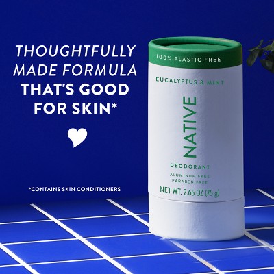 Native Solid Deodorant for Men and Women in Plastic-Free Packaging