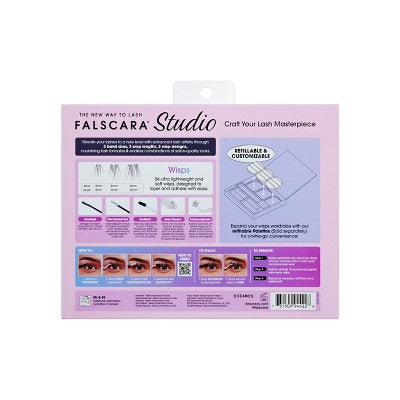 KISS Products Studio Lash Extension Kit 8-12mm Delicate Light Volume 54ct - Imperfect Box