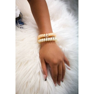 TELETIES For the Love of Nudes Large Hair Ties 3pc