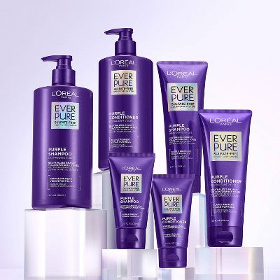 L'Oreal Paris EverPure Purple Shampoo & Conditioner Kit 6.8 fl oz