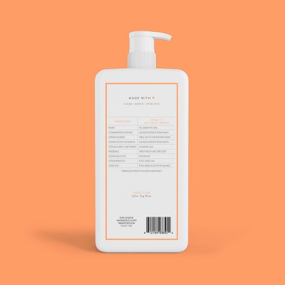 Native Body Wash for Women & Men Sweet Peach & Nectar 36 fl oz