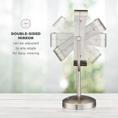 Conair LED Vanity Makeup Mirror Silver - Imperfect Box