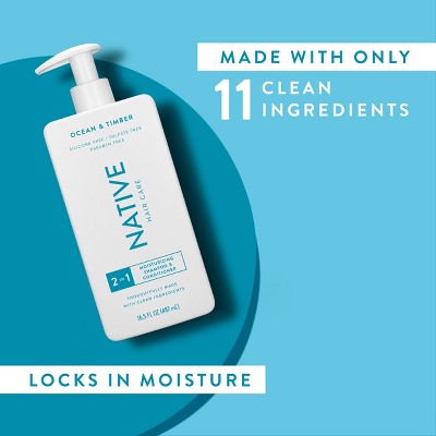 Native Ocean Timber Moisturizing 2-in-1 for Men & Women 16.5 fl oz