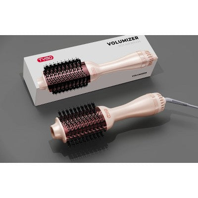 TYMO Volumizer Hot Air Brush Hair Dryer Champagne Pink