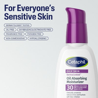 Cetaphil Dermacontrol Oil Absorbing Face Moisturizer SPF 30 4 fl oz - Missing Box
