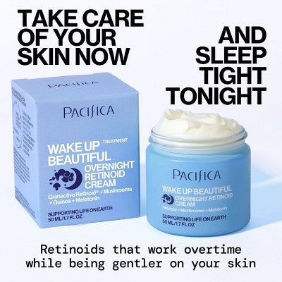 Pacifica Wake Up Beautiful Overnight Retinol Cream 1.7 fl oz - Imperfect Box