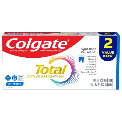 Colgate-Total-Active-Prevention-Whitening-Toothpaste-Mint-5.1oz-2-Pack-Oral-Care