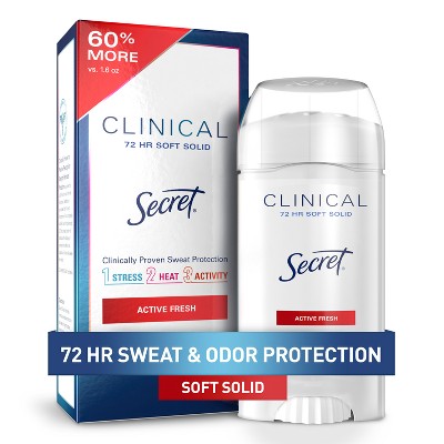 Secret Clinical Active Fresh 2.6oz Antiperspirant