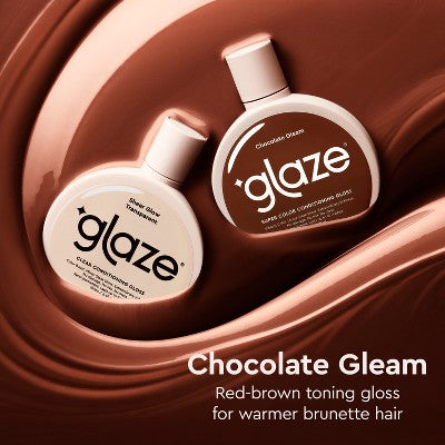 Glaze SuperGloss Color Conditioning Hair Gloss Chocolate Gleam Brown 6.4 fl oz