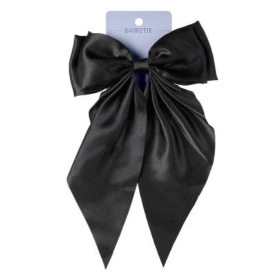 Scunci-Elite-Large-Bow-Barrette-Hair-Clip-Black-Imperfect-Box-Hair-Pins,-Claws-&-Clips