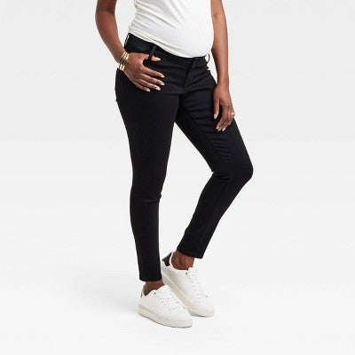 High-Rise Under Belly Skinny Maternity Pants - Isabel Maternity by Ingrid & Isabel