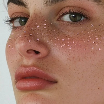 Fazit Rose Gold Glitter Freckle Makeup Patches
