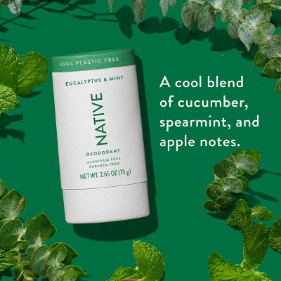 Native Solid Deodorant for Men and Women in Plastic-Free Packaging