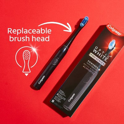 Colgate Optic White Pro Series Sonic Battery Powered Toothbrush Black