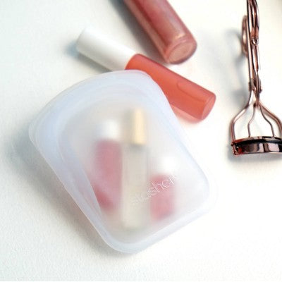 Stasher Reusable Silicone Travel Accessories Bag Set - 2 Pack