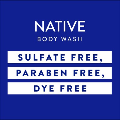 Native Sulfate Free Body Wash Coconut Vanilla 36 fl oz Imperfect Container