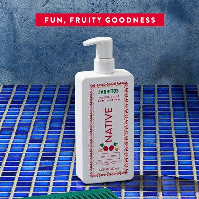 Native Limited Edition Jarritos Passion Fruit Volumizing Conditioner 16.5 fl oz - Imperfect Container