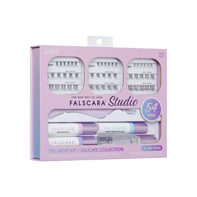 KISS Products Studio Lash Extension Kit 8-12mm Delicate Light Volume 54ct - Imperfect Box