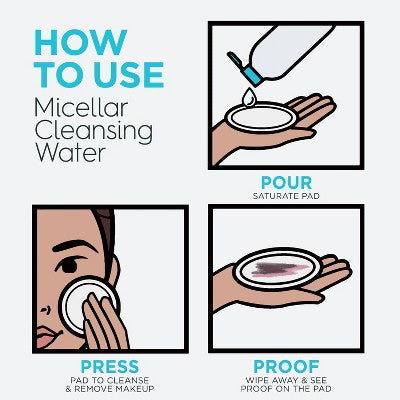 Garnier SkinActive Micellar Cleansing Water Unscented 23.7 fl oz - New