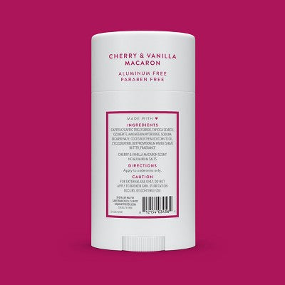 Native Solid Deodorant for Women & Men Cherry Vanilla Macaron 2.65oz