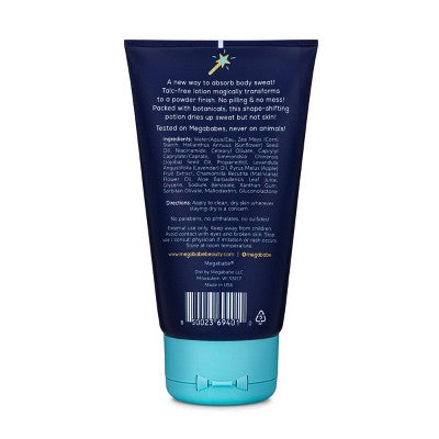 Megababe Magic Powder Stay-Dry Lotion Potion Cream Deodorant 4.5 fl oz