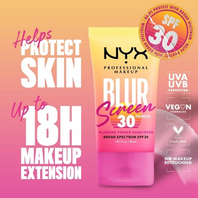 NYX Professional Makeup Blur Screen Primer SPF 30 1.01 fl oz