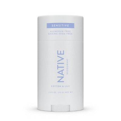 Native Sensitive Solid Deodorant Cotton & Lily 2.65oz