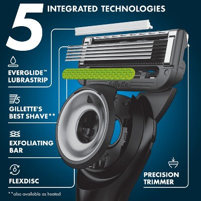 Gillette Labs NFL Lions Edition Shaving Razor with 4 Refills and Magnetic Stand